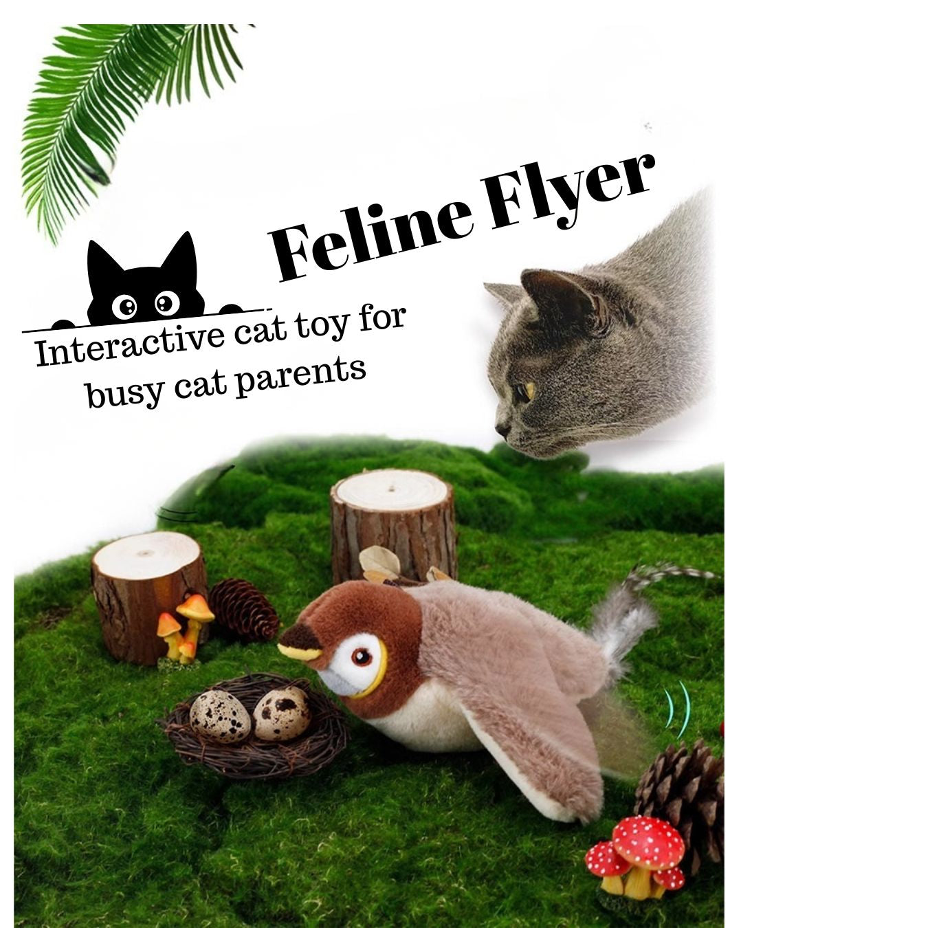 Feline Flyer - The Smart Cat Toy That Works While You're Home or Away