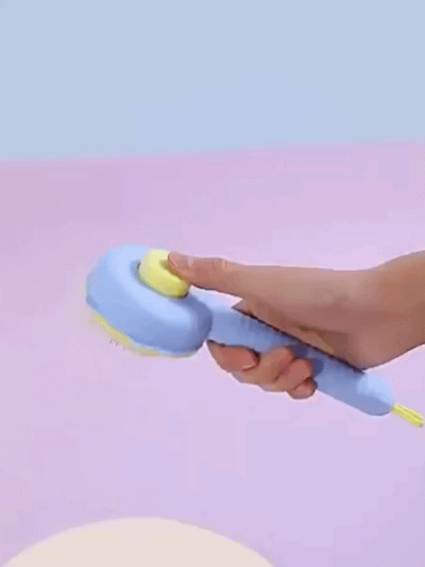 The Petal Brush™ | One-Click Hair Release Cat Grooming Brush — Reduces Shedding, Prevents Hairballs & Supports Skin Health