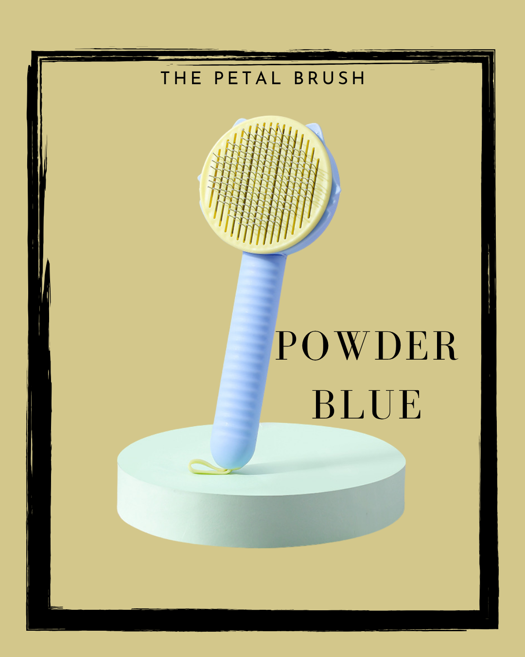 The Petal Brush™ | One-Click Hair Release Cat Grooming Brush — Reduces Shedding, Prevents Hairballs & Supports Skin Health